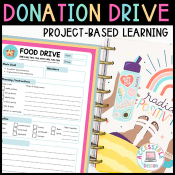 Preview of Project Based Learning Unit - Host a Donation Drive #springdeals