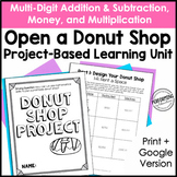 4th Grade Math Project | Add, Subtract, Multiply | Real Wo