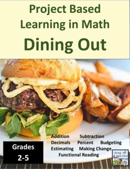 Preview of Project Based Learning in Math Dining Out