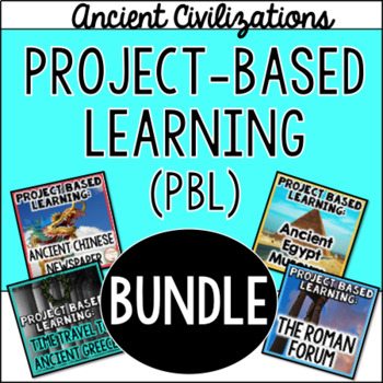 Preview of Project Based Learning Activities: Social Studies PBL BUNDLE