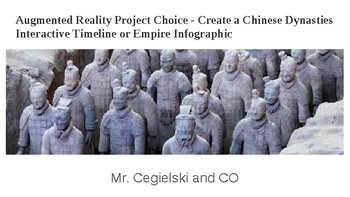 Preview of Project Choice - Create a Chinese Dynasties Interactive Timeline or Infographic
