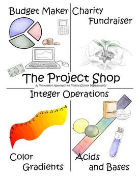 Preview of Project Driven Montessori Middle School Math Unit Integer Operations