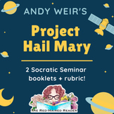 Project Hail Mary by Andy Weir Socratic Seminar booklets +