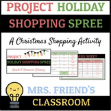 Project Holiday Shopping Spree: In-Class or Distance - Upd