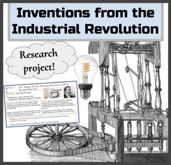 Preview of Project: Inventions from the Industrial Revolution