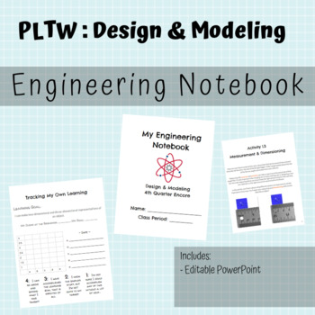 Preview of Project Lead the Way - Engineering Notebook Template