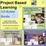 Project Learning: 3-D Building Bundle: Volume, Area, Perim