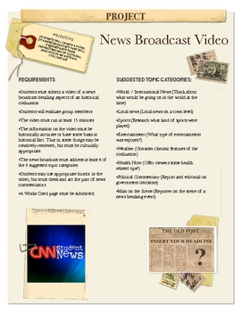 Preview of Project: News Broadcast