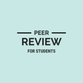 Project Peer Review Quick Guide + Flipgrid or Writing Script!