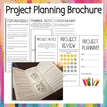 Preview of Project Planning Brochure | ART PROJECT