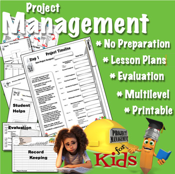 Preview of Project Planning for Kids: No Prep for Elementary Middle Highschool Homeschool