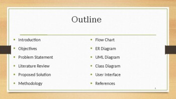 Preview of Project Proposal and Presentation