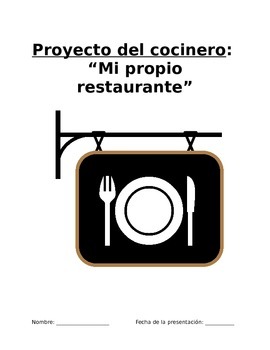 Preview of Project Sp3, Sp4, Sp5 - Restaurante ideal: Crear carta, presentar especialidad