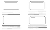 Project Template- With Printing Lines for Young Writers