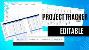 Preview of Project Tracker Template Project Based Learning PBL Classroom Management