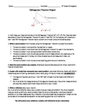 Project and Rubric - Real World Math (The Pythagorean Theorem)