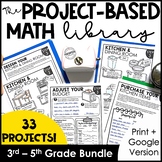 Project-based Math Library 3rd-5th Grade Bundle | Math PBL