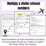 Preview of Project based learning: Multiply & Divide rational numbers! 