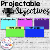 Projectable Objectives Template K-6