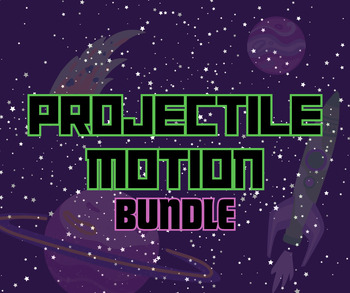 Preview of Projectile Motion Project Bundle