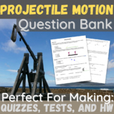 Projectile Motion Question Bank/Test | Physics