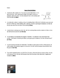 Projectile Motion Worksheets