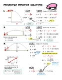 Projectile Problems for 9 groups SOLUTIONS