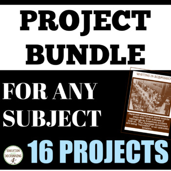 Preview of Projects Bundle for any subject