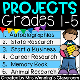 Projects Pack! Differentiated Projects for Grades 1-4!