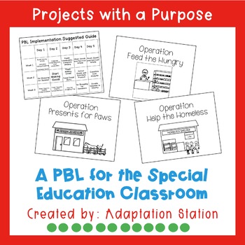Preview of Projects for a Purpose - A PBL for the Special Education Classroom