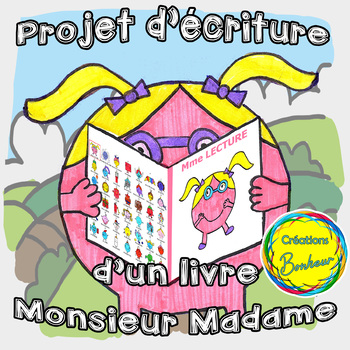 Preview of Projet d'écriture d'un livre Monsieur Madame