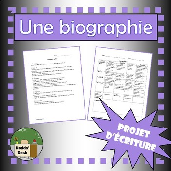 french biography example