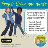Projet de danse / French Immersion Dance Creation Projet