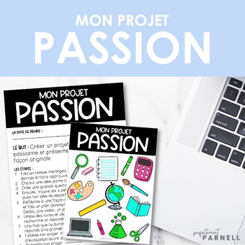 Preview of French Passion Project | Mon projet passion