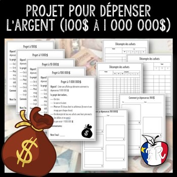 Preview of Projet pour dépencer d'argent (100$ à 1 000 000$)