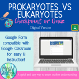 Prokaryotes vs Eukaryotes DIGITAL Quiz