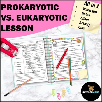 Preview of Prokaryotic & Eukaryotic Cells Guided Reading Passage & Activity | Cells Unit