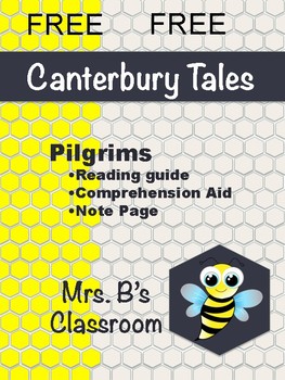 Preview of Prologue to Canterbury Tales - Reading Guide