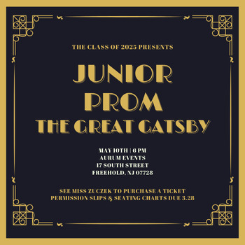 Preview of Prom Materials - Great Gatsby