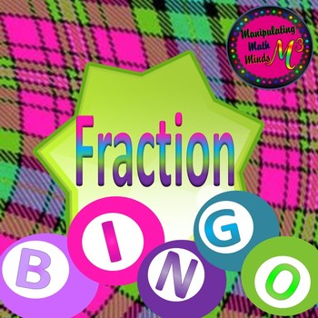Preview of Promethean ActivInspire Fraction Bingo Game 5 - 9 grade