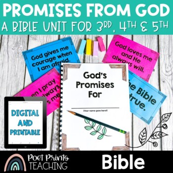 Preview of Promises From God Bible Lessons