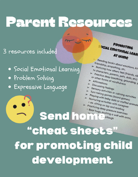 Preview of Promoting Social Emotional Learning at Home - Parent Handout
