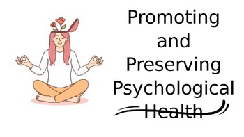 Preview of Promoting and Preserving Psychological Health