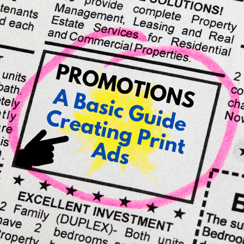 Preview of Promotions: A Basic Guide in Creating Print Ads