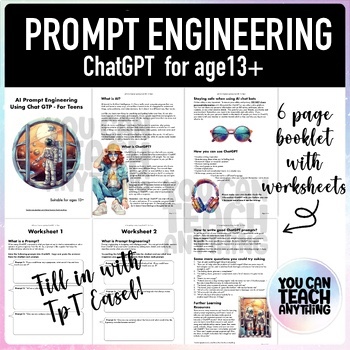 Preview of Prompt Engineering With ChatGPT for Teens Learn AI