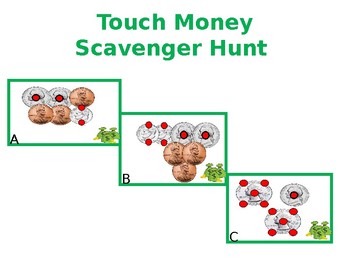 Preview of Prompt Support Money Scavenger Hunt!