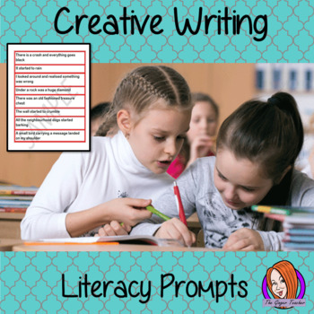 Prompts for Creative Writing - Literacy Support by The Ginger Teacher