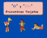 Pronombres "El" y "Ella" Tarjetas