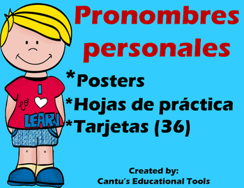 Preview of Pronombres Personales - Digital Learning