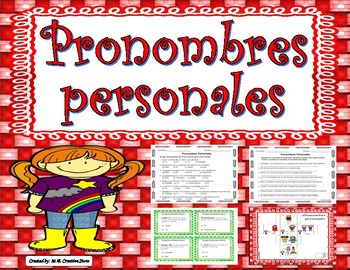 Preview of Pronombres personales - Personal pronouns (Spanish)